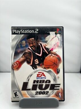 📀EA Sports NBA Live 2002 PlayStation 2 Game - Black/Orange